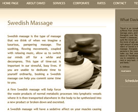 McVeigh Massage, Massage Therapist